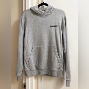 Burberry “Joseph” Grey Hooded Sweatshirt Size S